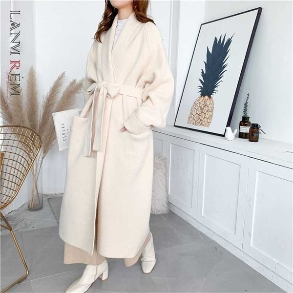 lanmrem alpaca knit cardigan jacket women autumn and winter wild mid-length sweater loose and thick pc285 211103, White;black
lanmrem alpaca knit cardigan jacket women autumn and winter wild mid-length sweater loose and thick pc285 211103, White;black