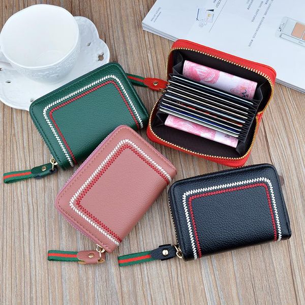 school bags leather card holder women's short zipper multiple slots expanding female student clamp coin purse
school bags leather card holder women's short zipper multiple slots expanding female student clamp coin purse