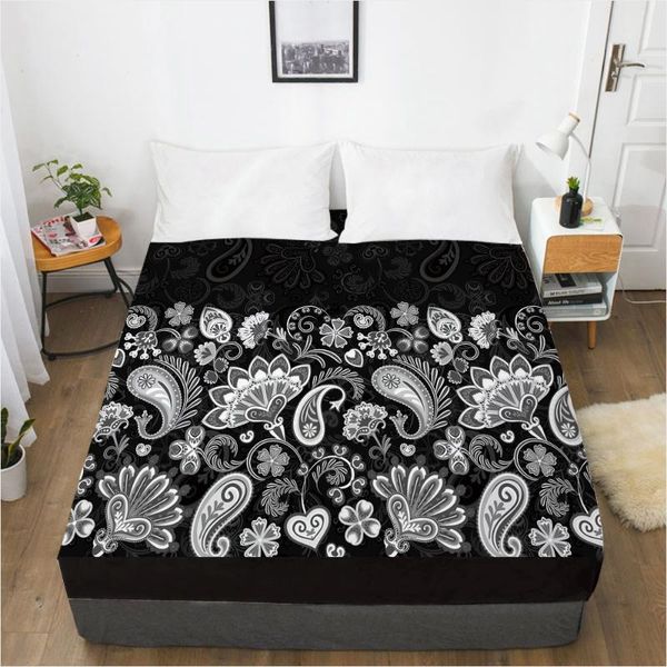 1pcs 3d printed black series pattern soft fitted sheet with elastic band solid bed cover-wrinkle abrasion resistant sheets & sets
1pcs 3d printed black series pattern soft fitted sheet with elastic band solid bed cover-wrinkle abrasion resistant sheets & sets