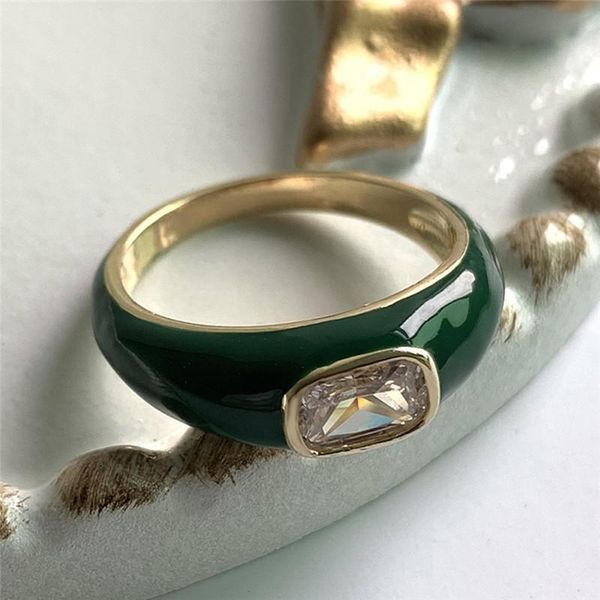 wedding rings 2021 trend vintage dripping oil enamel ring individual design green pink inlaid zircon for women jewelry, Slivery;golden
wedding rings 2021 trend vintage dripping oil enamel ring individual design green pink inlaid zircon for women jewelry, Slivery;golden