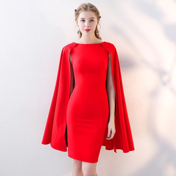 party dresses popodion evening dress short black gown formal women elegant with cloak rom80142, White;black
party dresses popodion evening dress short black gown formal women elegant with cloak rom80142, White;black