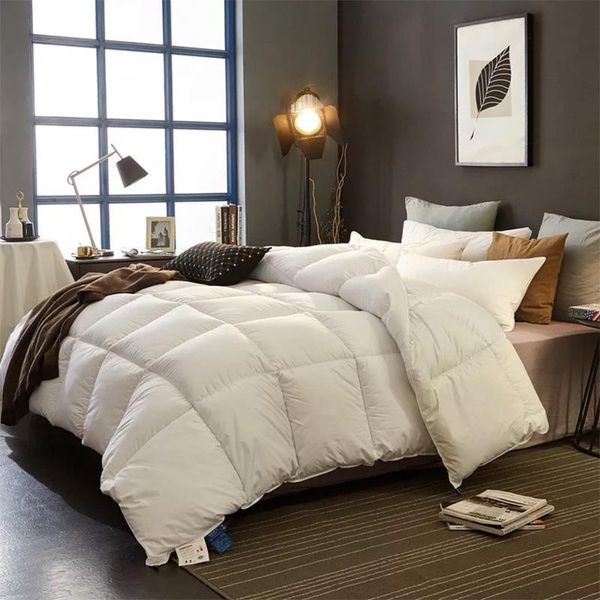 comforters & sets luxury 100% white superfine fiber warm winter quilt/comforter/duvet cotton cover twin full queen king size for four season
comforters & sets luxury 100% white superfine fiber warm winter quilt/comforter/duvet cotton cover twin full queen king size for four season