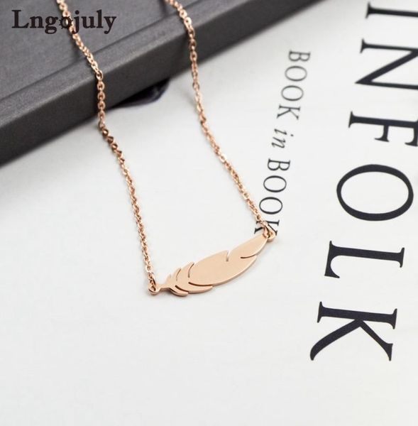 pendant necklaces titanium steel feather for women anniversary engagement wedding necklace accessoeries jewelry gift wholesale, Silver
pendant necklaces titanium steel feather for women anniversary engagement wedding necklace accessoeries jewelry gift wholesale, Silver