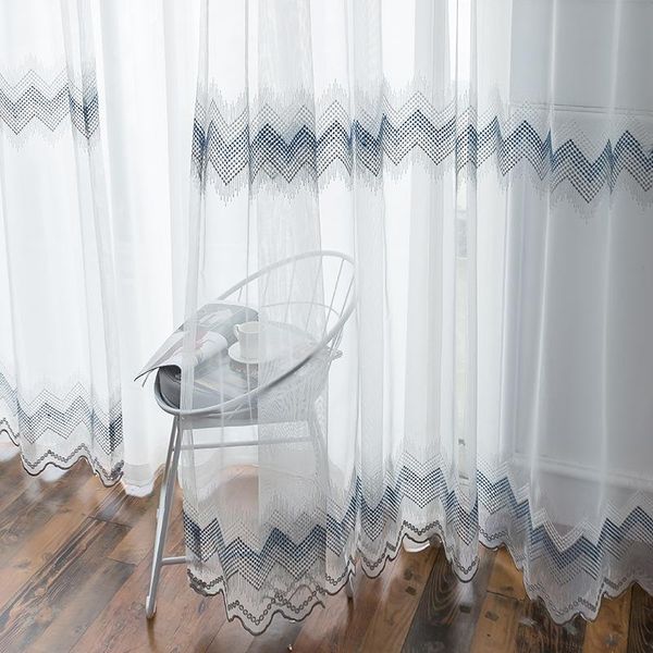 ripple embroidered sheer curtains for bedroom net fabric mint blue wave lace bottom rustic french window drapes m230d curtain &
ripple embroidered sheer curtains for bedroom net fabric mint blue wave lace bottom rustic french window drapes m230d curtain &