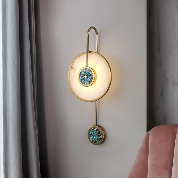 wall lamps deyidn marble light luxury golden round copper lamp nordic sconce for living room dining restroom bedside aisle stair
wall lamps deyidn marble light luxury golden round copper lamp nordic sconce for living room dining restroom bedside aisle stair
