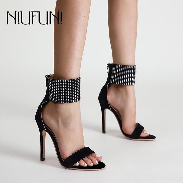sandals rhinestone ankle strap 12cm high heels women's size35-42 summer gladiator black suede women shoes stiletto open toe
sandals rhinestone ankle strap 12cm high heels women's size35-42 summer gladiator black suede women shoes stiletto open toe