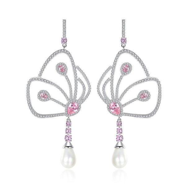 dangle & chandelier elegant animal series earrings for women cute butterfly shaped pendant drop with micro paved fashion jewelry earring, Silver
dangle & chandelier elegant animal series earrings for women cute butterfly shaped pendant drop with micro paved fashion jewelry earring, Silver