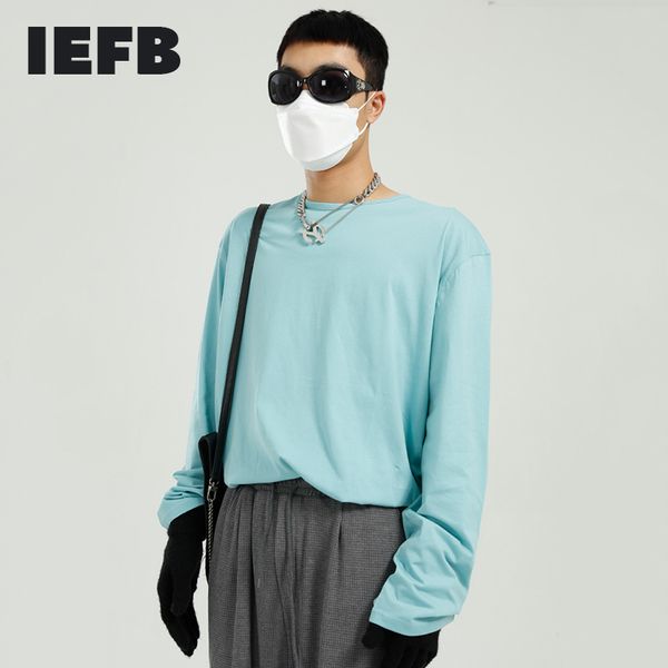 iefb men's clothing spring korean simple t-shirt man's trend solid color round neck loose long sleeve basic 9y7128 210524, White;black
iefb men's clothing spring korean simple t-shirt man's trend solid color round neck loose long sleeve basic 9y7128 210524, White;black