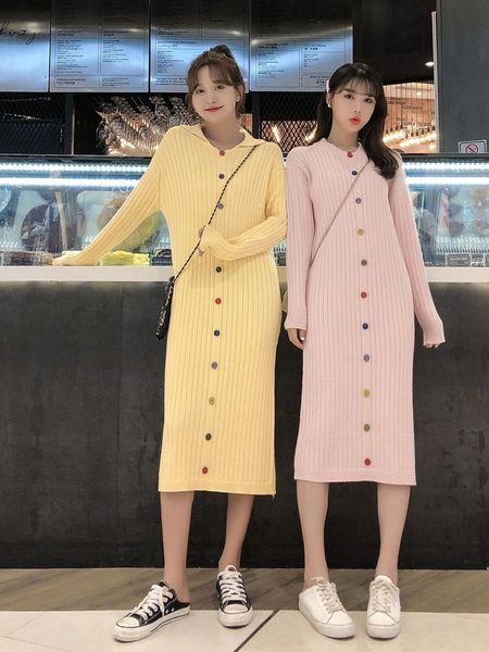 casual dresses wavsiyier korean 2021 vintage thick spring winter woman oversized jumper cute sweater dress women pullover knitted elegant so, Black;gray
casual dresses wavsiyier korean 2021 vintage thick spring winter woman oversized jumper cute sweater dress women pullover knitted elegant so, Black;gray