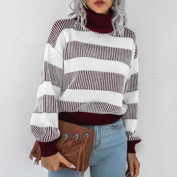 women's sweaters 2021 basic turtleneck women autumn winter slim casual lady striped pullover knitted sweater jumper, White;black
women's sweaters 2021 basic turtleneck women autumn winter slim casual lady striped pullover knitted sweater jumper, White;black