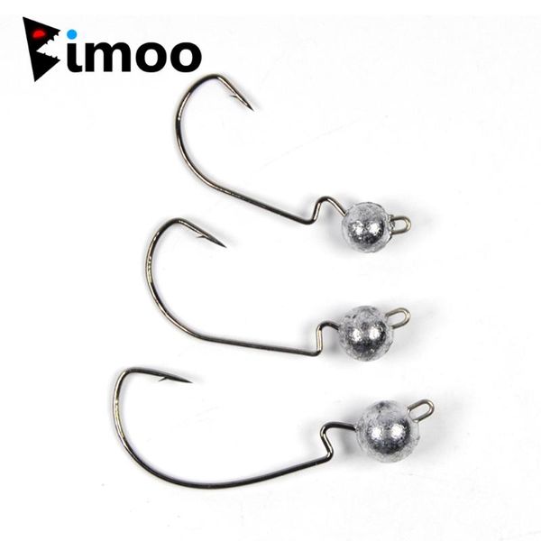 bimoo 20pcs 3.5g 5g 7g weighted worm hooks bass fishing ball head jigs terminal tackle
bimoo 20pcs 3.5g 5g 7g weighted worm hooks bass fishing ball head jigs terminal tackle