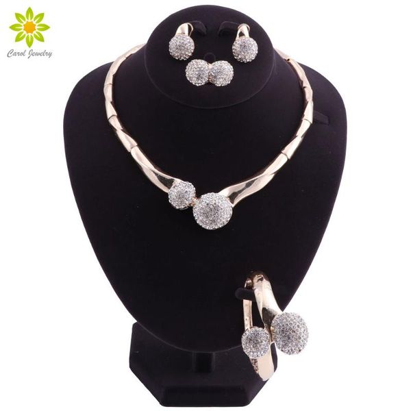 african beads jewelry set gold color bridal sets for women wedding necklace earrings &, Silver
african beads jewelry set gold color bridal sets for women wedding necklace earrings &, Silver