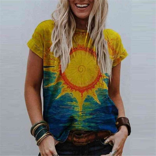 fashion women's tie dye prints short sleeve round neck summer casual baggy graphic tee t-shirt 210401, White
fashion women's tie dye prints short sleeve round neck summer casual baggy graphic tee t-shirt 210401, White