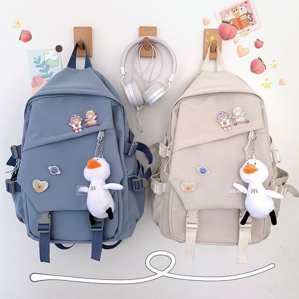 backpack college style versatile sweet girl dazzle cool male student schoolbag solid color large capacity travel
backpack college style versatile sweet girl dazzle cool male student schoolbag solid color large capacity travel