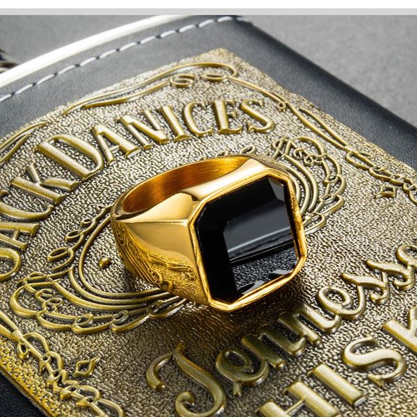 cluster rings men's gold stainless steel big black glass stone ring for men steampunk wholesale signet jewelry male accessories, Golden;silver
cluster rings men's gold stainless steel big black glass stone ring for men steampunk wholesale signet jewelry male accessories, Golden;silver