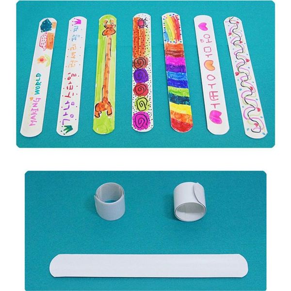 12 pieces diy blank slap bracelets party favors easter gifts for kids art craft kindergarten pvc material
12 pieces diy blank slap bracelets party favors easter gifts for kids art craft kindergarten pvc material