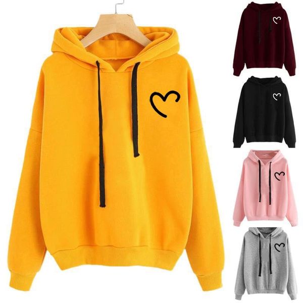 women's 2021 autumn and winter new printing large loose plush hooded sweater for women, Black
women's 2021 autumn and winter new printing large loose plush hooded sweater for women, Black