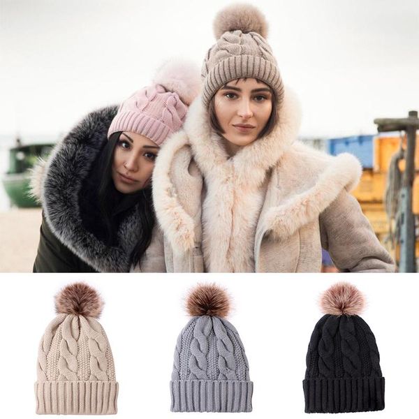 beanie/skull caps women's hat winter knitted plus velet warm beanie twist pompom lady girl thicken cap bonnet, Blue;gray
beanie/skull caps women's hat winter knitted plus velet warm beanie twist pompom lady girl thicken cap bonnet, Blue;gray