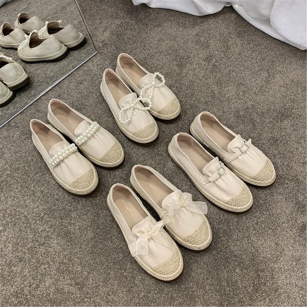 dress shoes string bead loafers designer woman moccasins slip on sneakers metal pin flats women lace bow-knot hemp espadrilles ykht, Black
dress shoes string bead loafers designer woman moccasins slip on sneakers metal pin flats women lace bow-knot hemp espadrilles ykht, Black
