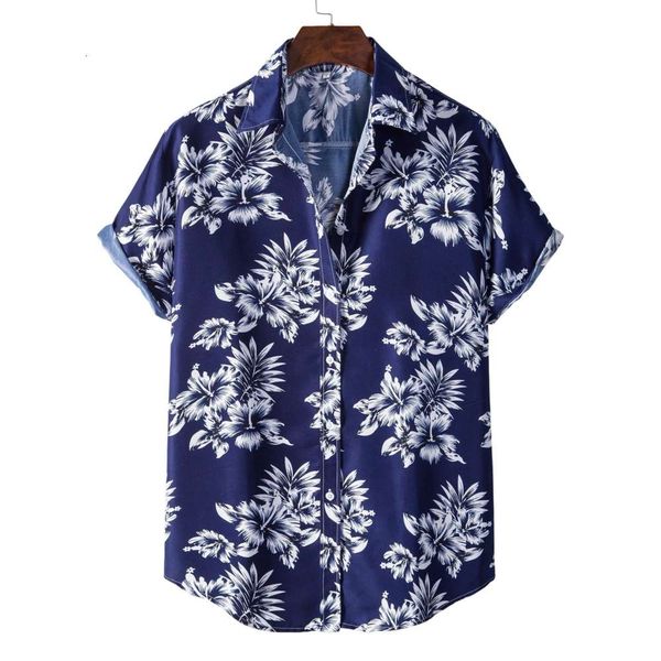 men's shirt summer men's slim print short sleeve fashion casual shirt, White;black
men's shirt summer men's slim print short sleeve fashion casual shirt, White;black