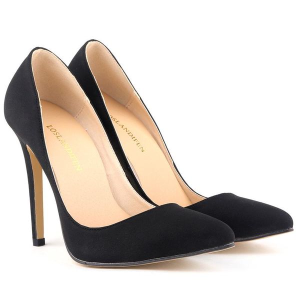 dress shoes 2021 women 10cm pointed toe stiletto heels pumps ladies stylish high faux suede sapato size32-46, Black
dress shoes 2021 women 10cm pointed toe stiletto heels pumps ladies stylish high faux suede sapato size32-46, Black