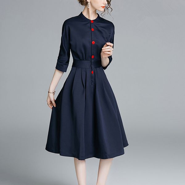 factoryw4rv slim 2021 sleeve spring quarter and autumn new dress ol shirt skirt women's mid length waist style, White;black
factoryw4rv slim 2021 sleeve spring quarter and autumn new dress ol shirt skirt women's mid length waist style, White;black