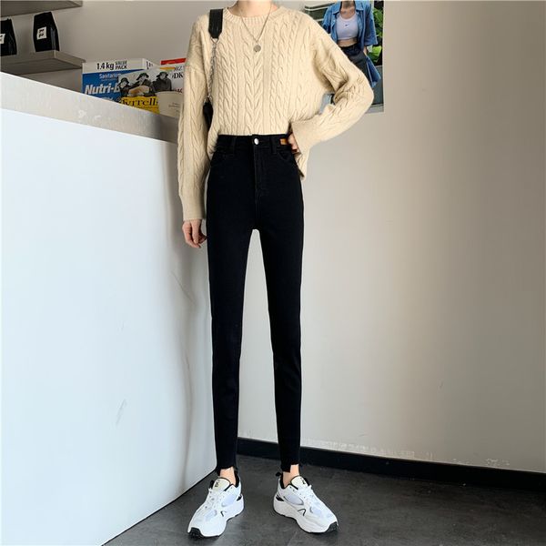 jeans ytx340 2021, upper waist, thin cut, ankle-down jeans, small-foot pencils for women, Blue
jeans ytx340 2021, upper waist, thin cut, ankle-down jeans, small-foot pencils for women, Blue
