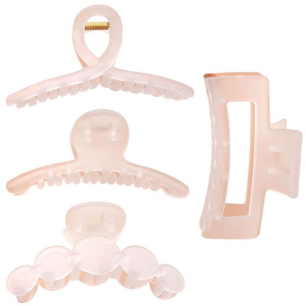 hair clips & barrettes cosyoo 4pcs transparent claw large plastic for women jaw clip non-slip holder strong hold, Golden;silver
hair clips & barrettes cosyoo 4pcs transparent claw large plastic for women jaw clip non-slip holder strong hold, Golden;silver