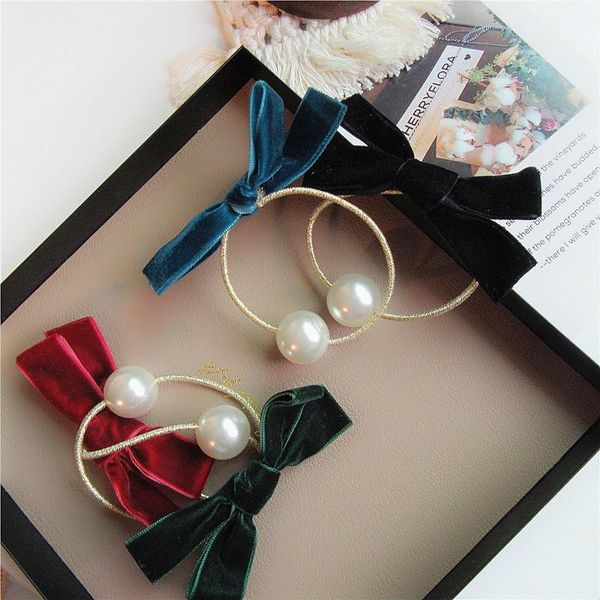 hair accessories elastic bands korean retro temperament handmade ins bow velvet large pearl ring head rope rubber band for women
hair accessories elastic bands korean retro temperament handmade ins bow velvet large pearl ring head rope rubber band for women