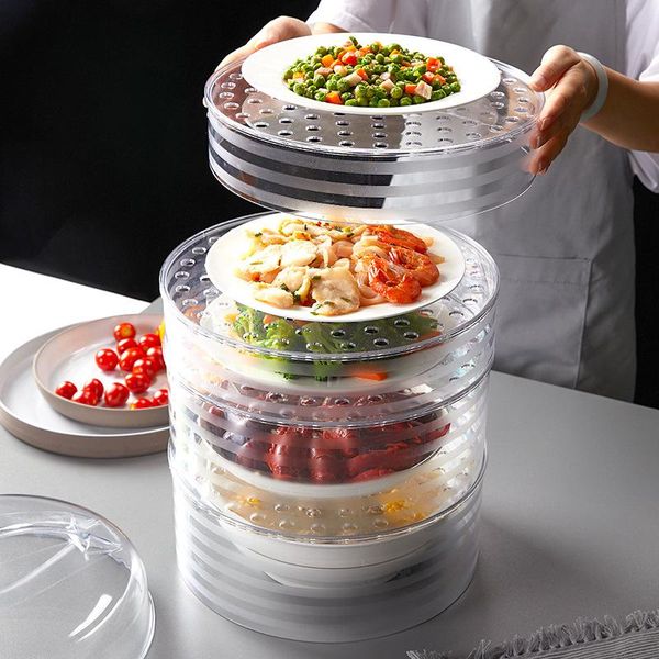 kitchen storage & organization transparent leftovers anti-flies box dining table heat preservation cover home multi-layer stacked vegetable
kitchen storage & organization transparent leftovers anti-flies box dining table heat preservation cover home multi-layer stacked vegetable