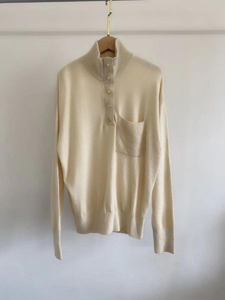 women's sweaters women half high collar sweater 2021 long sleeve metal buttons one pocket solid color lady zipper knit pullover autumn, White;black
women's sweaters women half high collar sweater 2021 long sleeve metal buttons one pocket solid color lady zipper knit pullover autumn, White;black