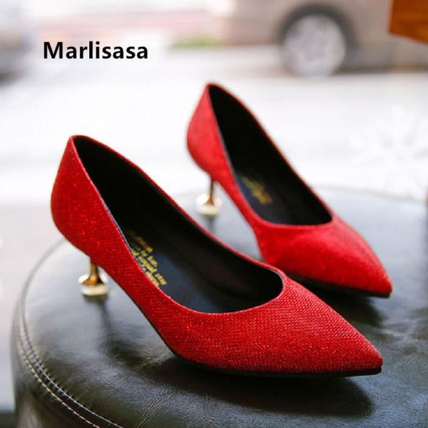 women fashion sweet red heels ladies casual silver wedding party high heel pumps female golden spring slip on shoes g5453 dress, Black
women fashion sweet red heels ladies casual silver wedding party high heel pumps female golden spring slip on shoes g5453 dress, Black