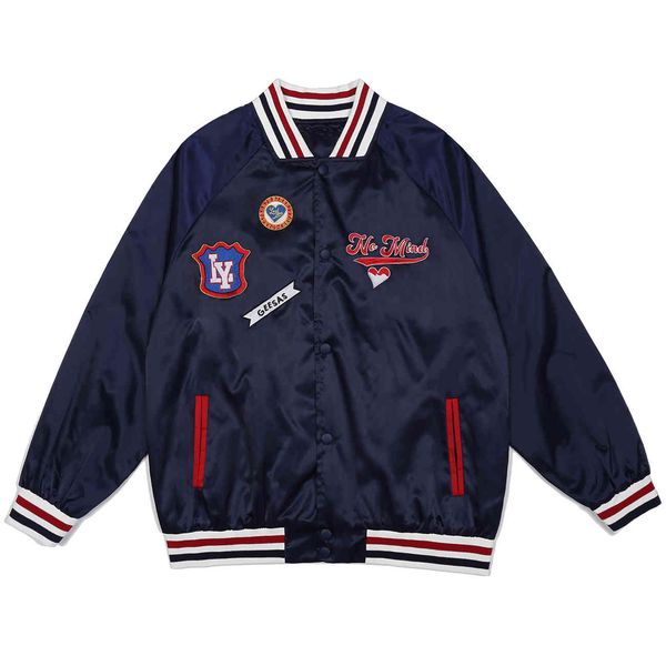men's jackets lacible 2021 autumn embroidered baseball jacket harajuku hip hop vintage love crac bomber streetwear unisex, Black;brown
men's jackets lacible 2021 autumn embroidered baseball jacket harajuku hip hop vintage love crac bomber streetwear unisex, Black;brown
