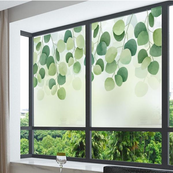 window stickers custom green plants fresh leaves frosted electrostatic glass film living room bathroom bedroom anti-peeping heat insulation
window stickers custom green plants fresh leaves frosted electrostatic glass film living room bathroom bedroom anti-peeping heat insulation
