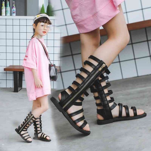 girls' sandals summer 2019 new children's soft sole fashion princess big kids' open toe roman shoes, Black;red
girls' sandals summer 2019 new children's soft sole fashion princess big kids' open toe roman shoes, Black;red