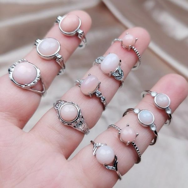 wedding rings 1pc geometric natural crystal pink opal quartz stones engagement finger for women men fashion jewelry random, Slivery;golden
wedding rings 1pc geometric natural crystal pink opal quartz stones engagement finger for women men fashion jewelry random, Slivery;golden