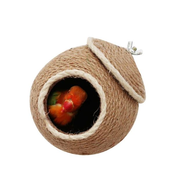 weaving rope bird sleeping nest parrot hammock birds pet shape hanging hut for home cage (screws styl cages
weaving rope bird sleeping nest parrot hammock birds pet shape hanging hut for home cage (screws styl cages
