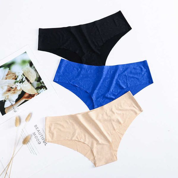 women's panties women ice-silk seamless one-piece solid color briefs for ladies soft floral underwear lingerie plus size xl, Black;white
women's panties women ice-silk seamless one-piece solid color briefs for ladies soft floral underwear lingerie plus size xl, Black;white