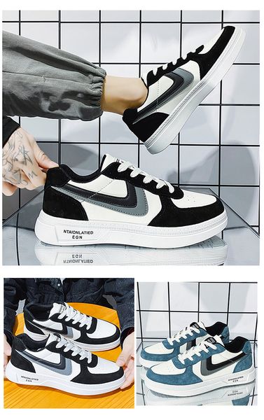 student couple casual shoes black blue gray color suitable for meeting friends, driving and walking
student couple casual shoes black blue gray color suitable for meeting friends, driving and walking