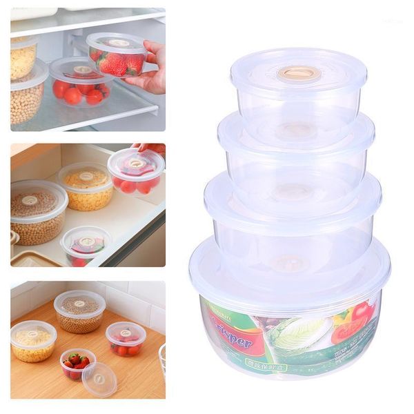 storage bottles & jars 4pcs/set plastic box refrigerator container round crisper case for grains dried food kitchen preservation boxes
storage bottles & jars 4pcs/set plastic box refrigerator container round crisper case for grains dried food kitchen preservation boxes