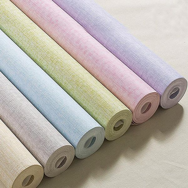 wallpapers colorful plain non-woven wallpaper simple modern linen pattern children's room warm living bedroom
wallpapers colorful plain non-woven wallpaper simple modern linen pattern children's room warm living bedroom
