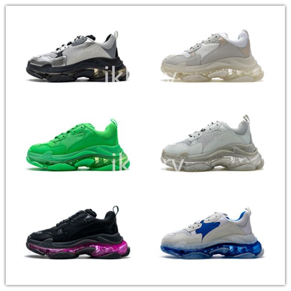2021 selling triple s shoes clear sole sneaker 3-layered outsole women' paris 17fw black white letter colorful retro ladies men' d
2021 selling triple s shoes clear sole sneaker 3-layered outsole women' paris 17fw black white letter colorful retro ladies men' d