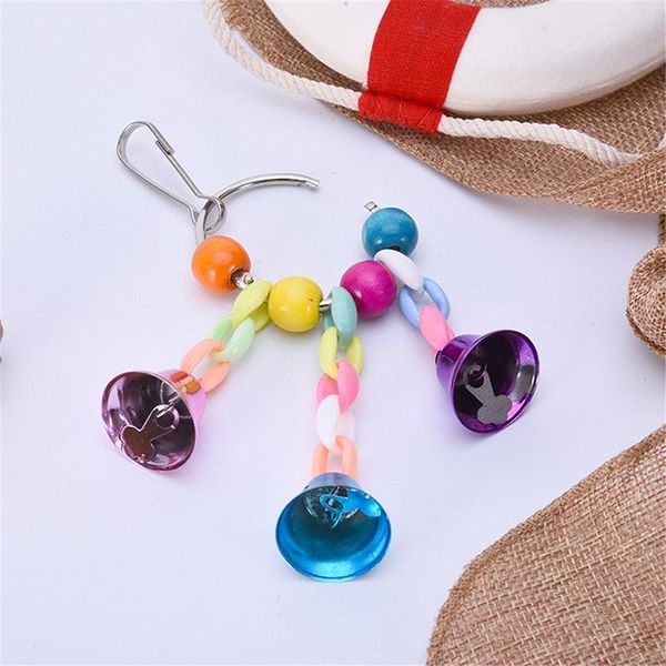 other bird supplies colorful beads bells parrot toys suspension hanging bridge chain pet chew swing cage home decoration tools
other bird supplies colorful beads bells parrot toys suspension hanging bridge chain pet chew swing cage home decoration tools