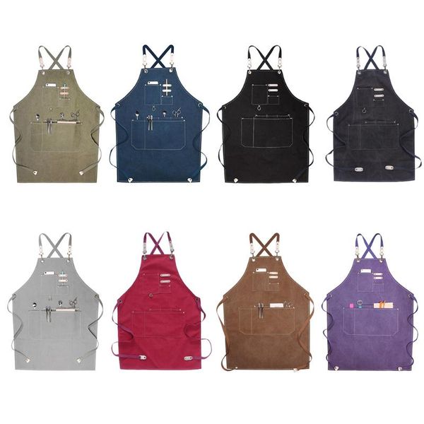 aprons waterproof and antifouling canvas apron fashion barista milk tea flower shop
aprons waterproof and antifouling canvas apron fashion barista milk tea flower shop