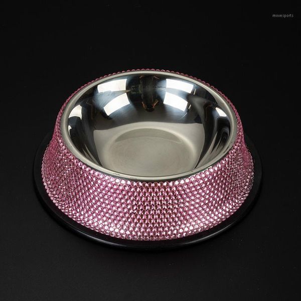 crystal pet bowl stainless steel rhinestone inlaid dog cat water 66cy bowls & feeders1
crystal pet bowl stainless steel rhinestone inlaid dog cat water 66cy bowls & feeders1