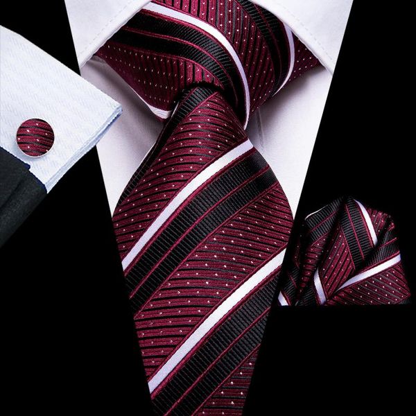 bow ties hi-tie black burgundy striped paisley dot silk wedding tie for men novelty designer quality hanky cufflink nicktie drop, Black;gray
bow ties hi-tie black burgundy striped paisley dot silk wedding tie for men novelty designer quality hanky cufflink nicktie drop, Black;gray
