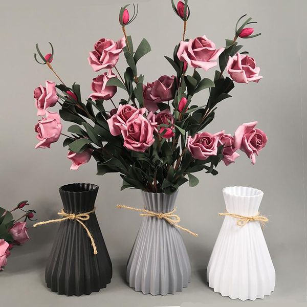modern plastic vase white imitation ceramic for flowers pot basket stand holder wedding home room decoration accessories vases
modern plastic vase white imitation ceramic for flowers pot basket stand holder wedding home room decoration accessories vases