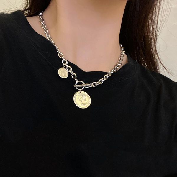 pendant necklaces round necklace with hip-hop head minimalist choker for couples hoodie chain women accessories gift jewelry charm, Silver
pendant necklaces round necklace with hip-hop head minimalist choker for couples hoodie chain women accessories gift jewelry charm, Silver
