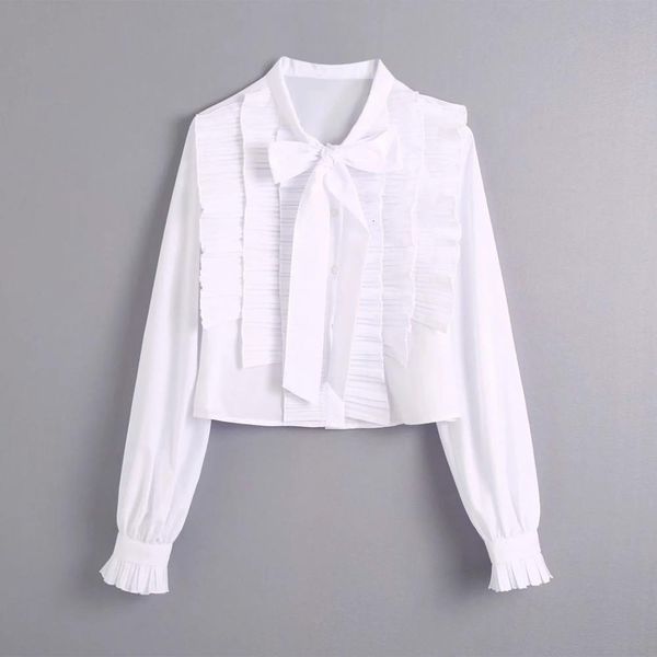 dresses women pleated ruffle trims bow-tie long cuffed sleeves shirt vintage casual femme mujer blouse blusas, Black;gray
dresses women pleated ruffle trims bow-tie long cuffed sleeves shirt vintage casual femme mujer blouse blusas, Black;gray