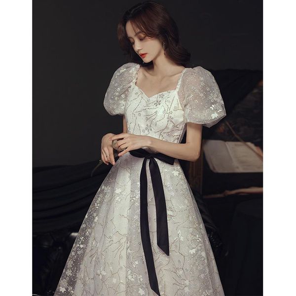 party dresses ivory long sweat sequined flowers lady girl women princess bridesmaid banquet ball prom dress performance gown ship, White;black
party dresses ivory long sweat sequined flowers lady girl women princess bridesmaid banquet ball prom dress performance gown ship, White;black